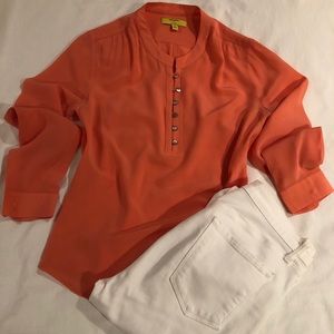 Banana Republic silk top from the Milly Collection